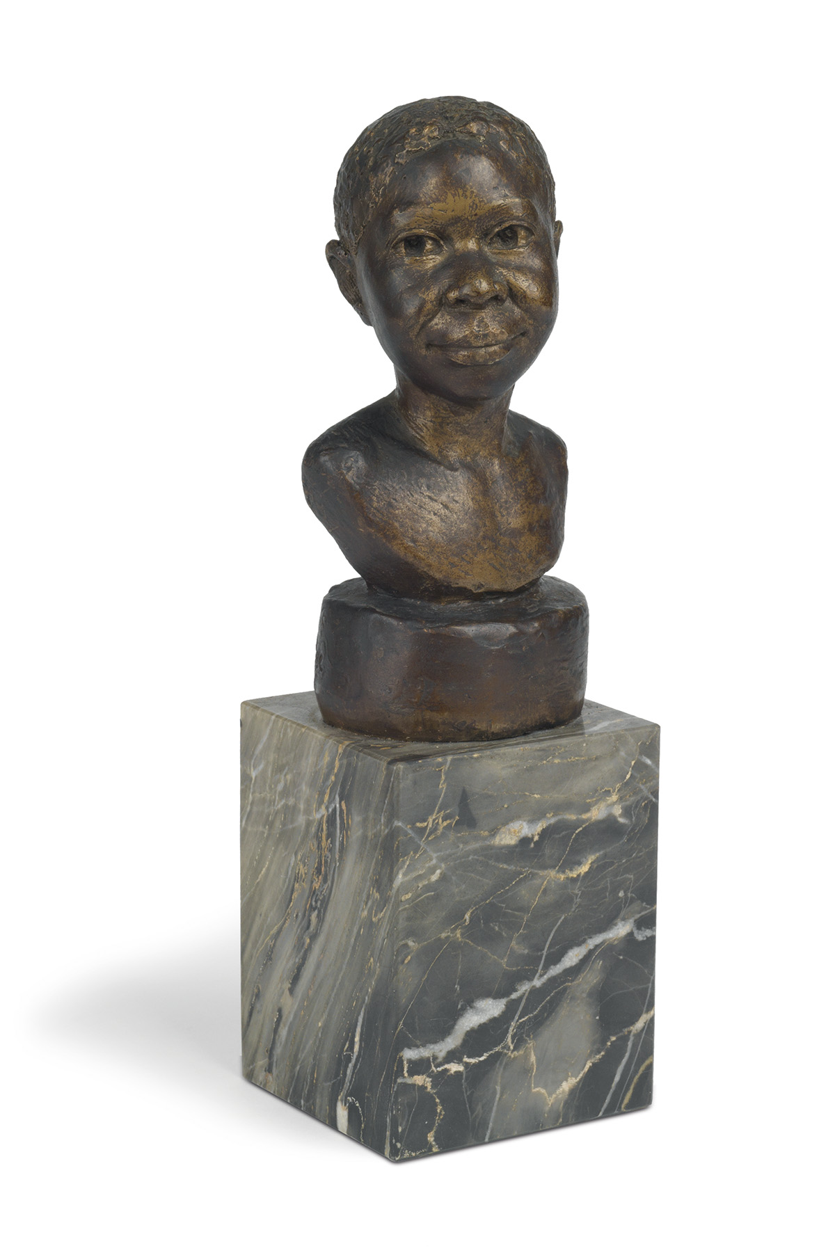 AUGUSTA SAVAGE (1892 - 1962) Head of a Young Girl (Martiniquaise).